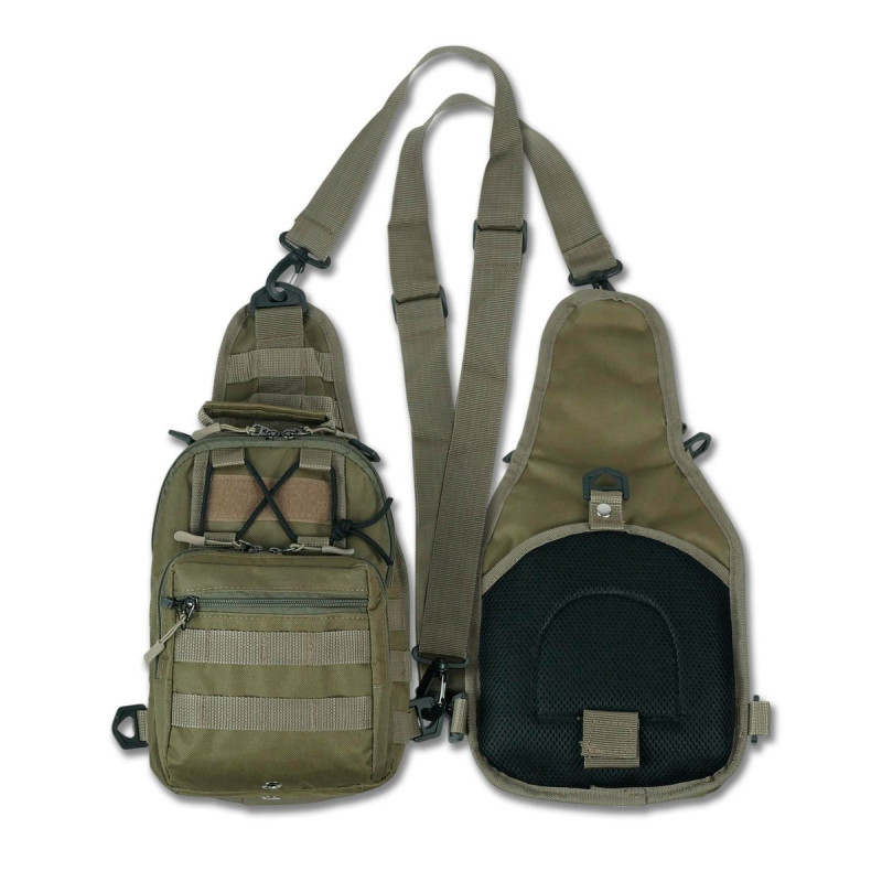 Сумка через плече — Койот з MOLLE-системою Сумка через плече — Койот з MOLLE-системою