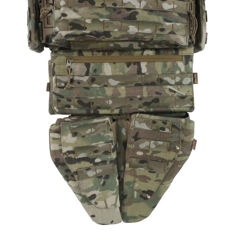 Бронежилет Militex Modular X-1 з балістичним пакетом (2 клас) | Multicam | Cordura | Розмір XL