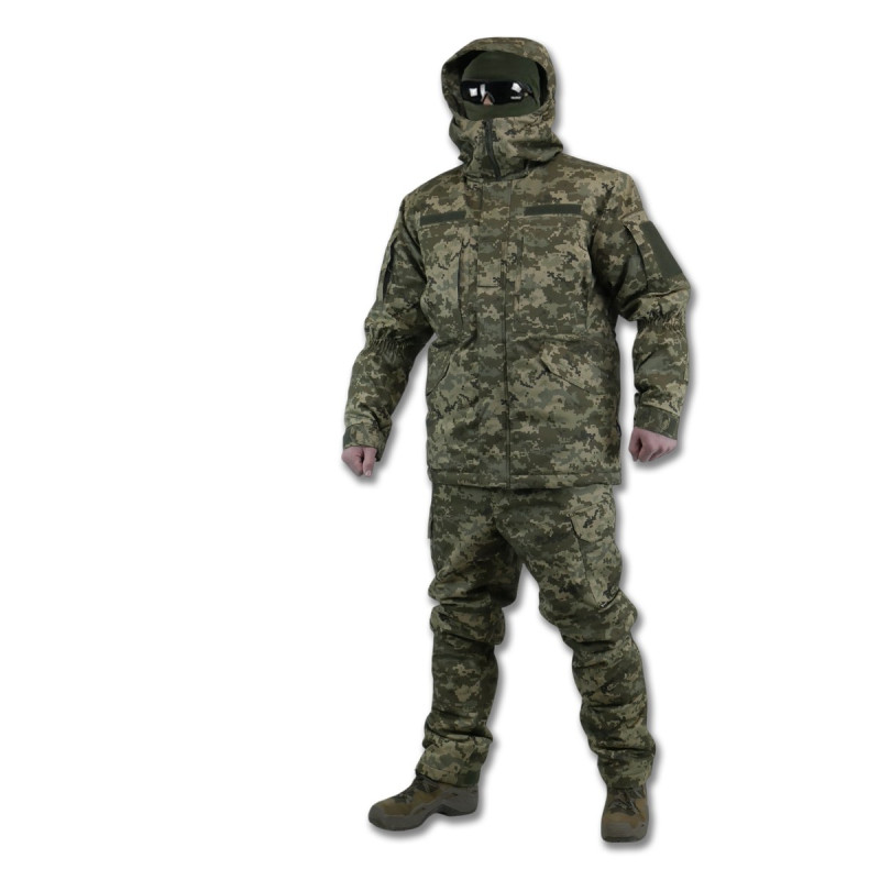 Зимовий костюм Water Repellent MILITEX Gen 6 Піксель (бушлат+штани) Зимовий костюм Water Repellent MILITEX Gen 6 Піксель (бушлат+штани)