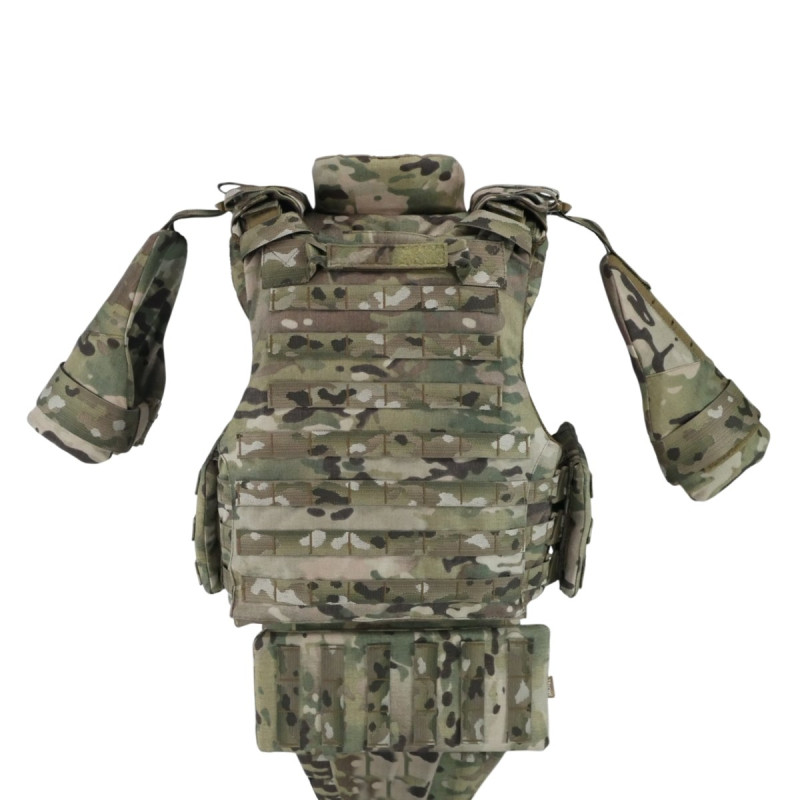 Бронежилет Militex Modular X-1 з балістичним пакетом (2 клас) | Multicam | Cordura | Розмір XL