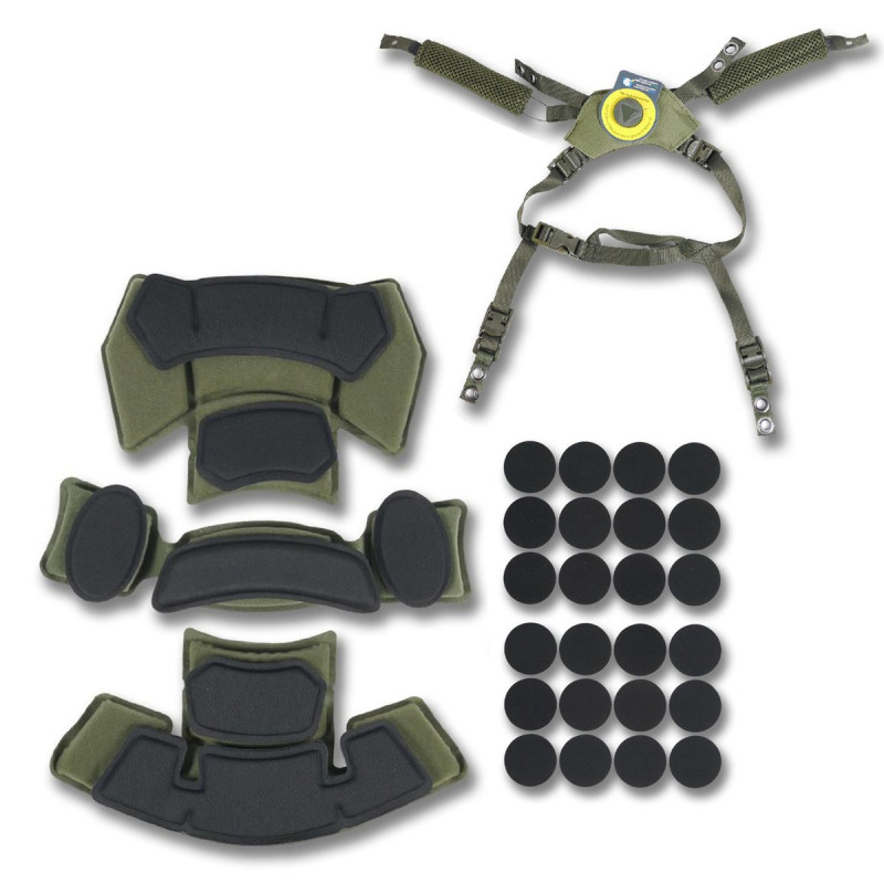 Підвісна система + подушки для шолому Cam Fit (R) GEN.3 Хакі