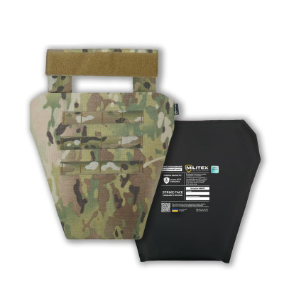 Захист паху (напашник-фартух) Militex з балістичним захистом cordura Мультикам