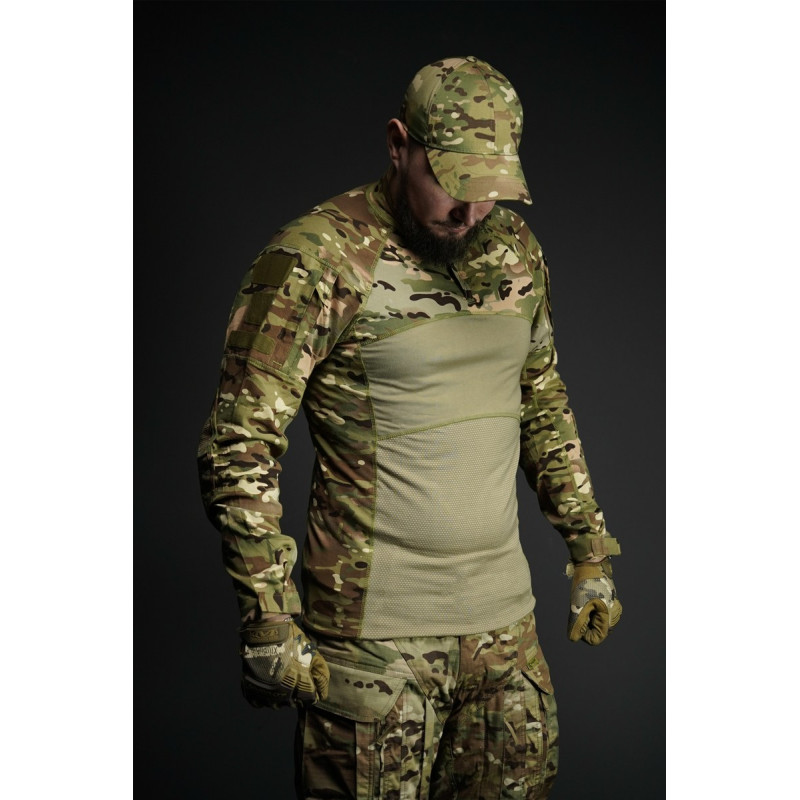 Тактична бойова сорочка UBACS Tactical Series Long Sleeve з посиленими рукавами та велкро-панелями Тактична бойова сорочка UBACS Tactical Series Long Sleeve з посиленими рукавами та велкро-панелями