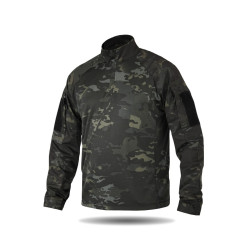 Тактична сорочка УБАКС UA (CoolPass) з довгим рукавом Black Multicam-L