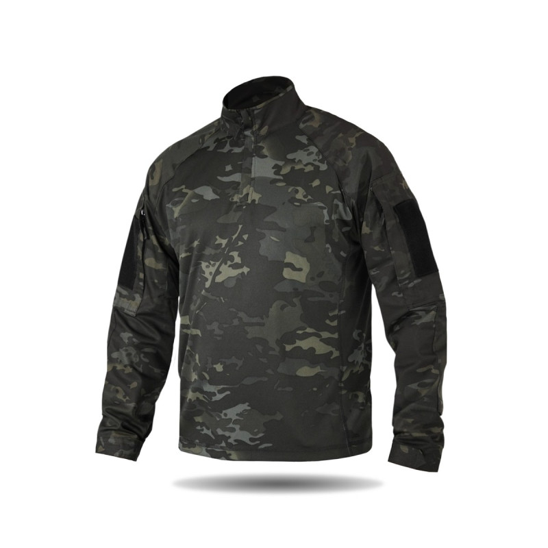 Тактична сорочка УБАКС UA (CoolPass) з довгим рукавом Black Multicam-L Тактична сорочка УБАКС UA (CoolPass) з довгим рукавом Black Multicam-L