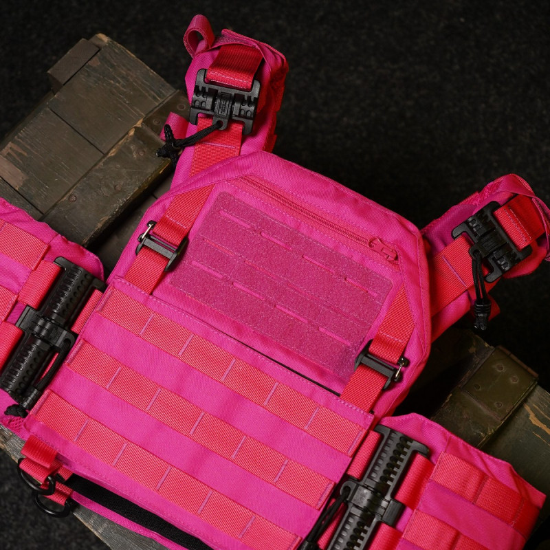 Плитоноска Kiborg GU Gen.2 рожева з системою MOLLE, бронежилет під плити Плитоноска Kiborg GU Gen.2 рожева з системою MOLLE, бронежилет під плити
