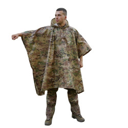 Пончо-дощовик із запаяними швами Kiborg Waterproof Мультикам
