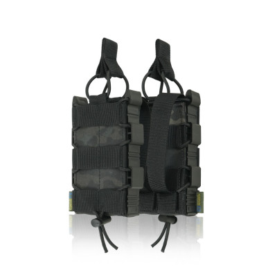 Посилений підсумок Kiborg GU Single Mag Pouch Чорний мультикам