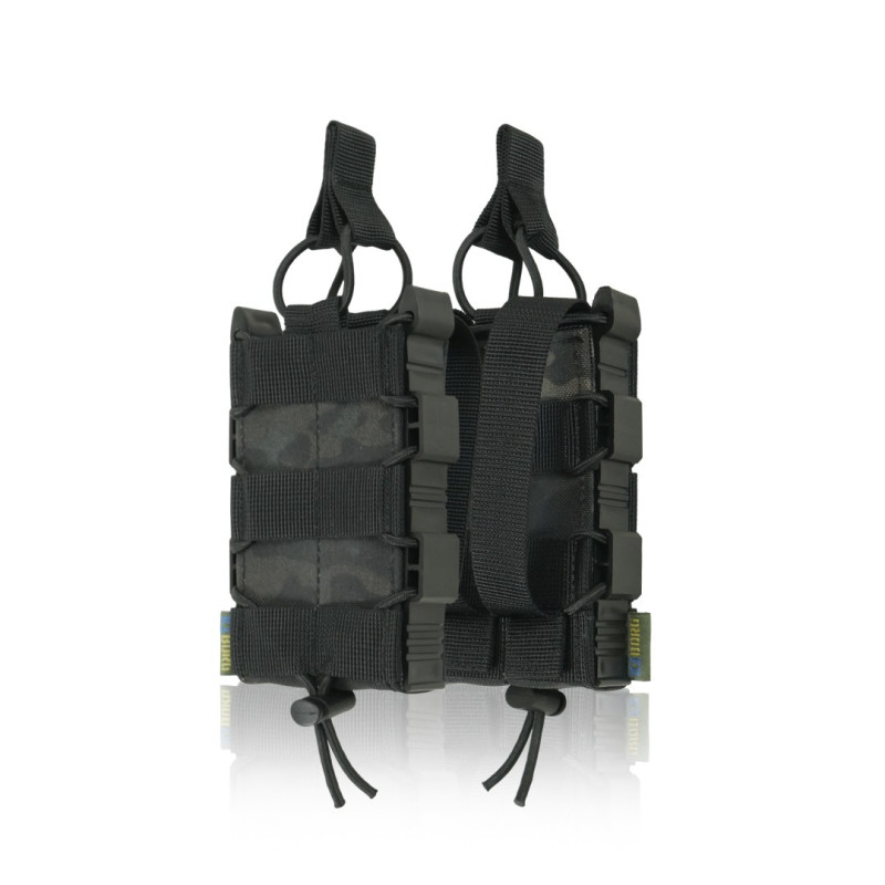 Посилений підсумок Kiborg GU Single Mag Pouch Чорний мультикам