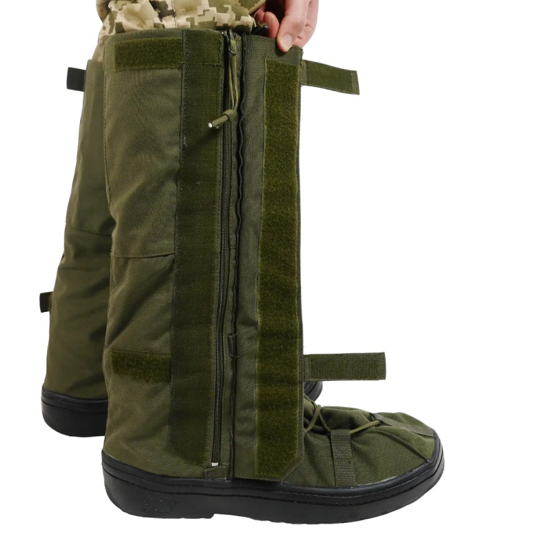 Бахіли тактичні водозахисні на взуття олива M (39-42)