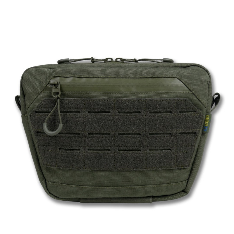 Сумка-напашник XL з балістичним пакетом 1 клас захисту Kiborg GU Сordura Khaki