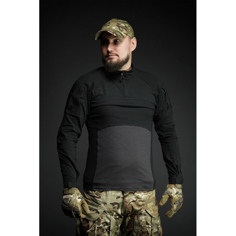 Бойова сорочка Tactical Series Long Sleeve з довгим рукавом та кишенями на плечах