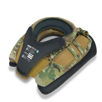 Захист шиї mod. 1 з балістичним захистом Militex cordura Мультикам