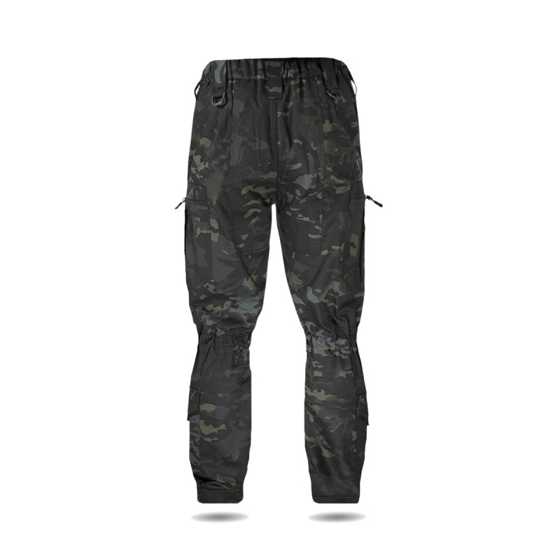 Тактичні штани UA Twill Black Multicam з посиленими колінами та 8 кишенями (2XL)
