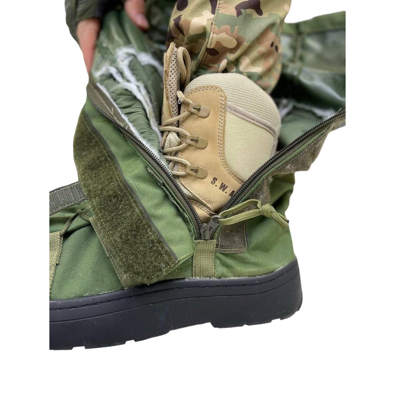 Бахіли водозахисні на взуття OVER BOOT олива