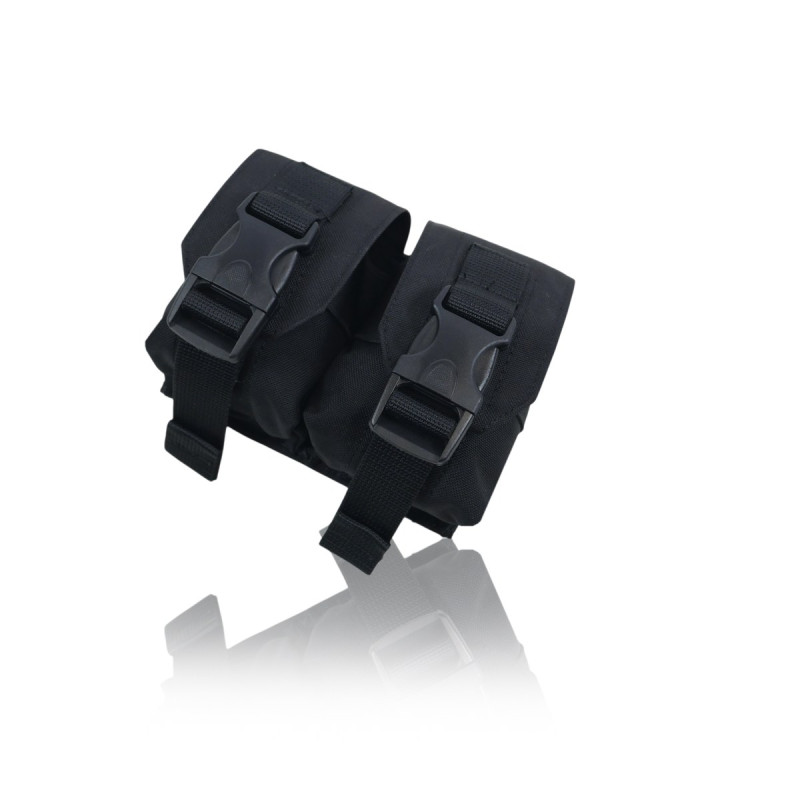 Підсумок під 2 гранати Kiborg GU Double Mag Pouch (Чорний)