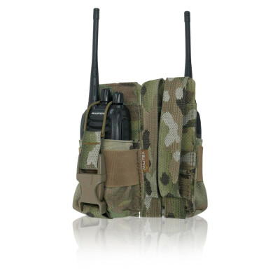 Посилений підсумок під рацію Militex Cordura Мультикам з NIR-просоченням