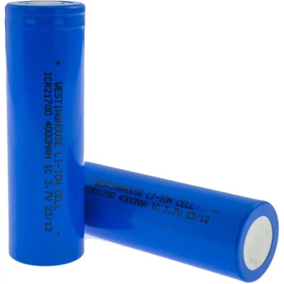 Акумулятори Westinghouse ICR21700 4000 mAh 3.7V Li-ion набір 2 шт у пластиковому боксі 21700