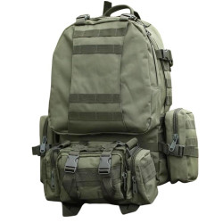 Тактичний рюкзак Molle Assault 55л + (3 органайзери) Олива