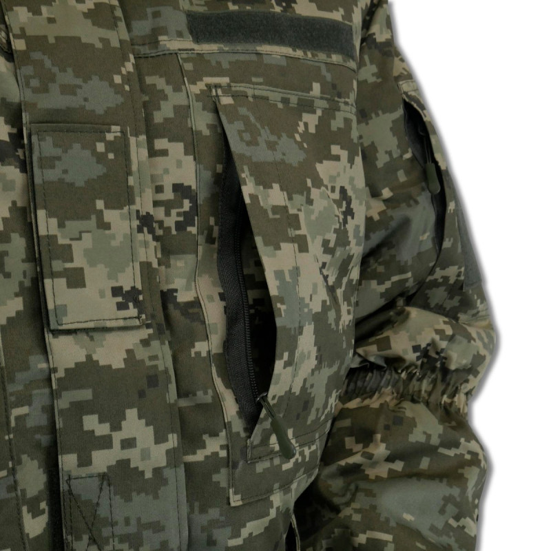 Зимовий костюм Water Repellent MILITEX Gen 6 Піксель (бушлат+штани) Зимовий костюм Water Repellent MILITEX Gen 6 Піксель (бушлат+штани)