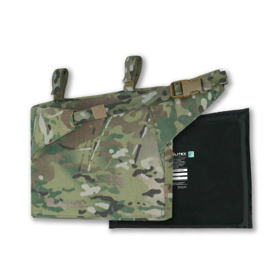 Каремат-сидушка з балістичним пакетом Militex Cordura Мультикам (арт. KB-17036-2-К)