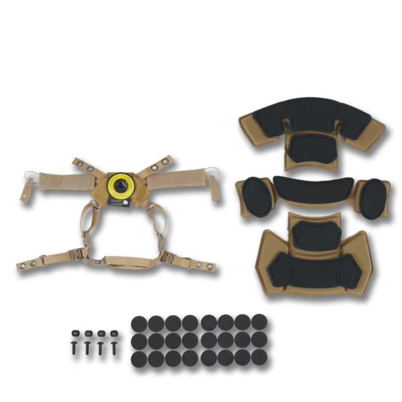 Підвісна система + подушки для шолому Cam Fit (R) GEN.2 V2 Койот