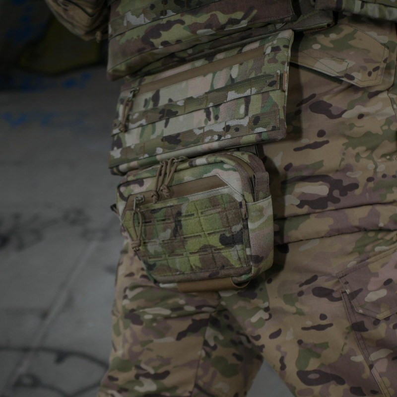 Сумка-напашник M Militex Cordura original USA Мультикам з NIR-просоченням
