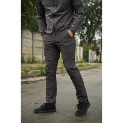 Штани стрейч BR Flex Shadow сірі-2XL