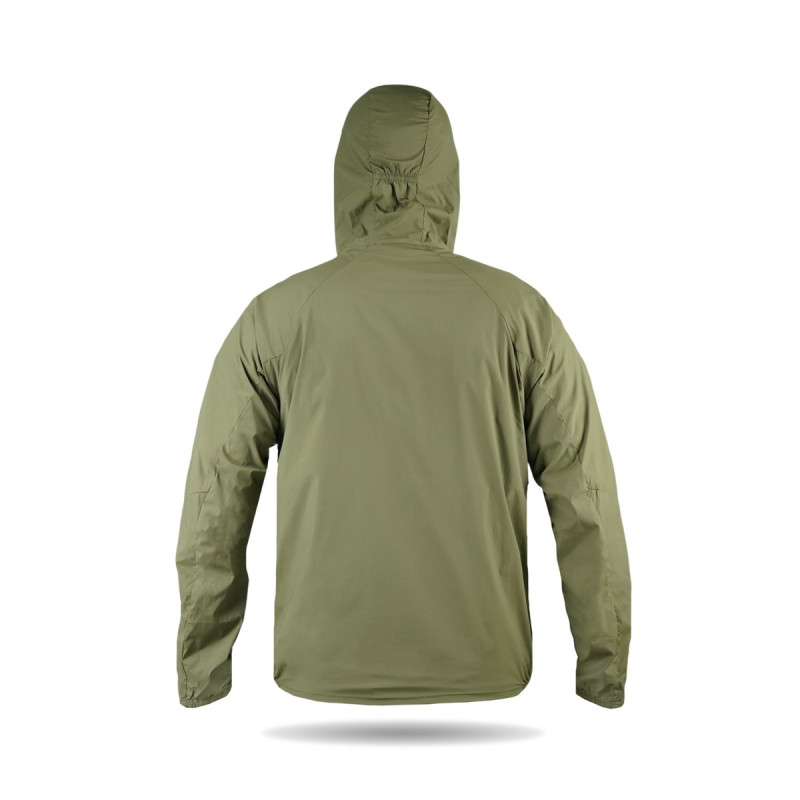 Літня куртка-вітровка хакі кольору (1237-2XL)