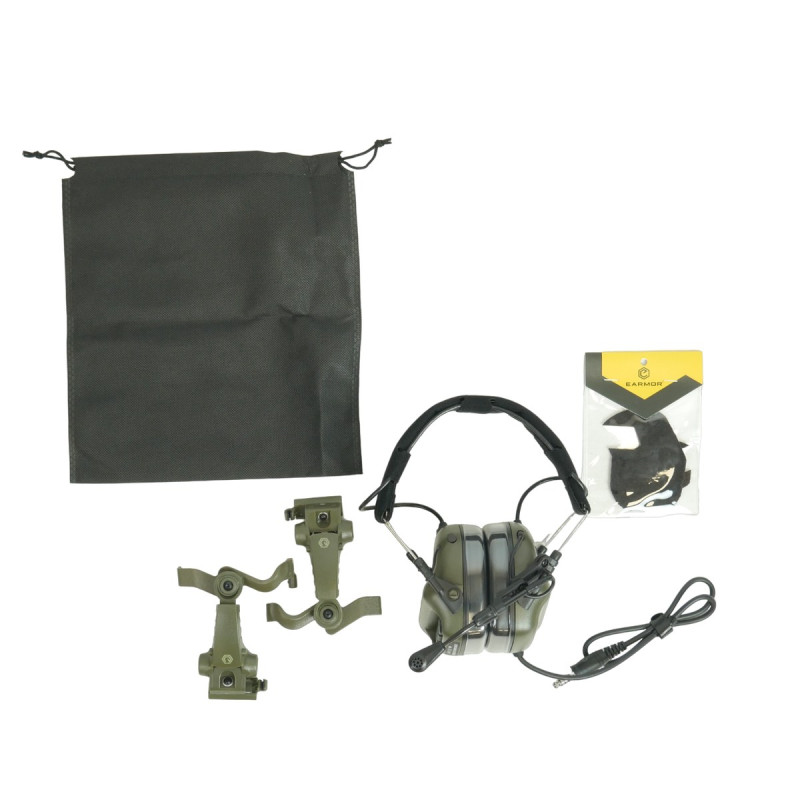 Тактичні активні навушники Earmor M32X MOD4