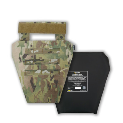 Захист паху Militex (напашник-фартух) з балістичним пакетом cordura Multicam