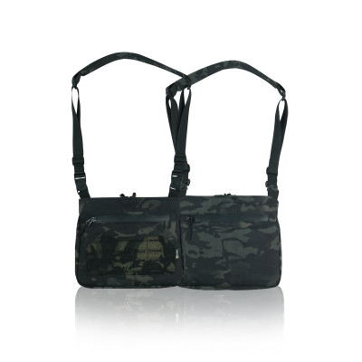Смарт-сумка через плече Militex Tactic city bag Cordura Чорний Мультикам