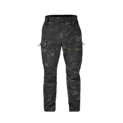 Тактичні штани UA Twill Black Multicam з посиленими колінами та 8 кишенями (2XL)