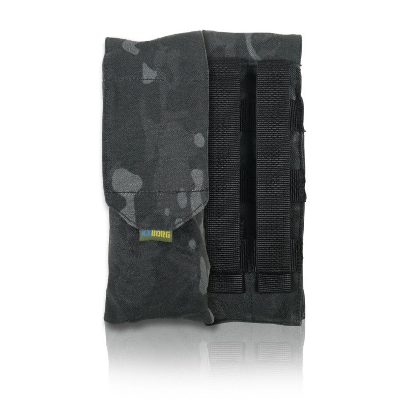 Підсумок під 2 магазина Kiborg GU Double Mag Pouch Чорний мультикам