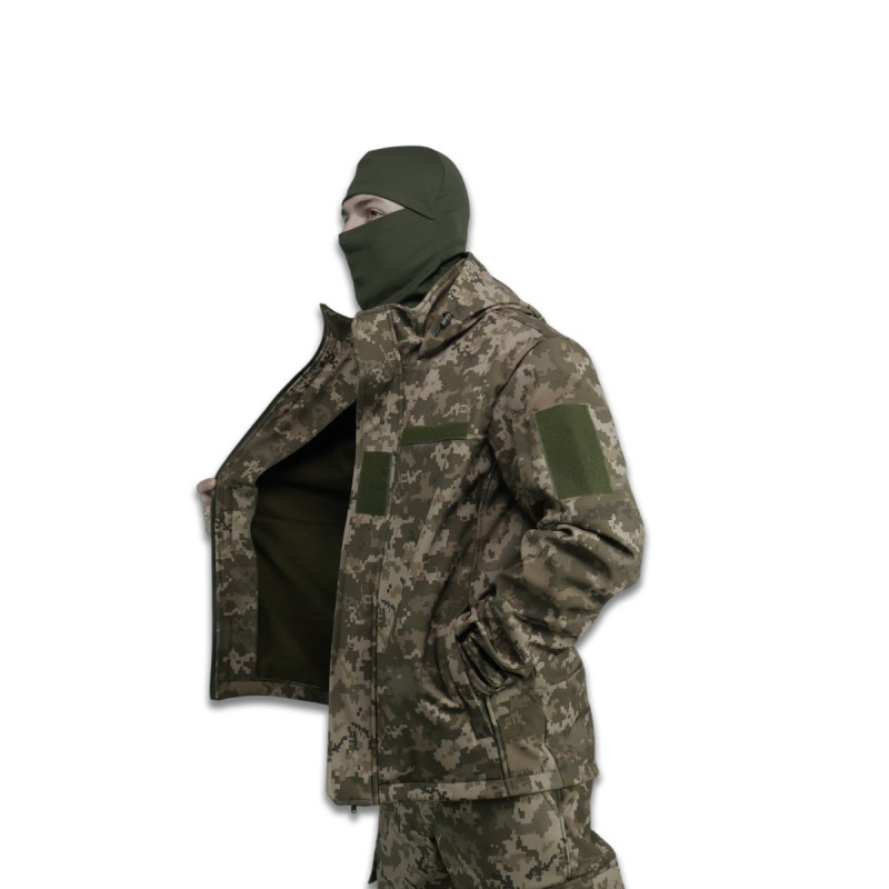 Демісезонний костюм Softshell Kiborg Піксель