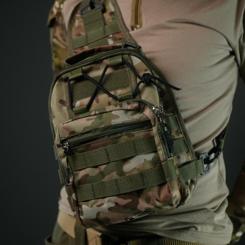 Сумка через плече — Мультикам з MOLLE-системою Сумка через плече — Мультикам з MOLLE-системою