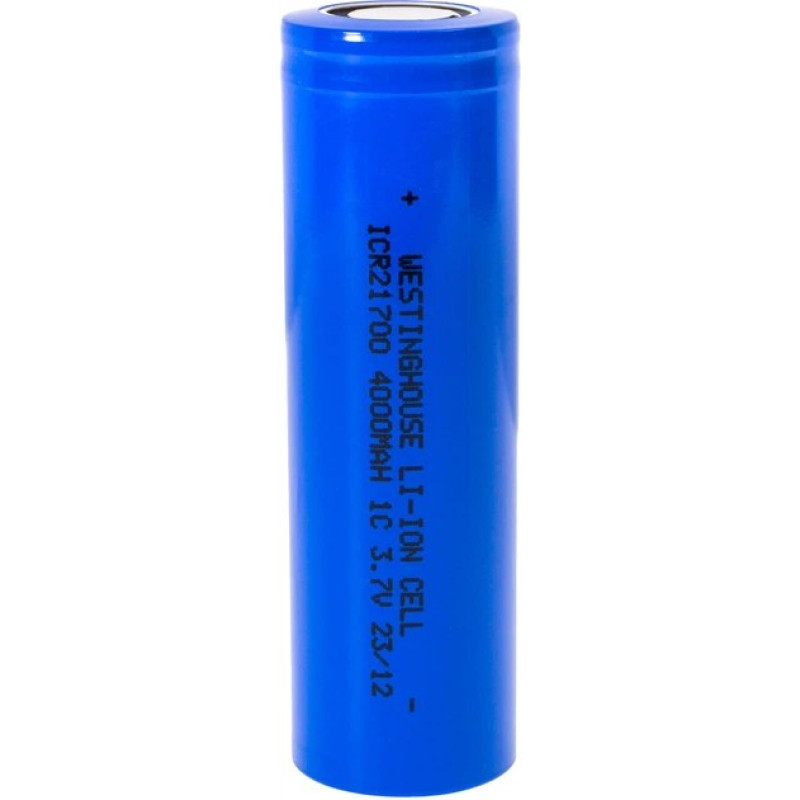 Акумулятор Westinghouse ICR21700 4000 mAh 3.7V Li-ion без плати захисту Flat Top